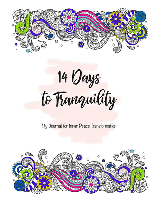 14 days to Tranquility Journal for inner peace